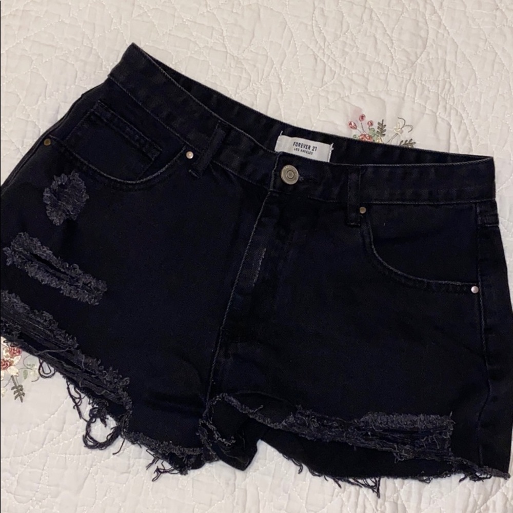 Forever 21 Black Shorts